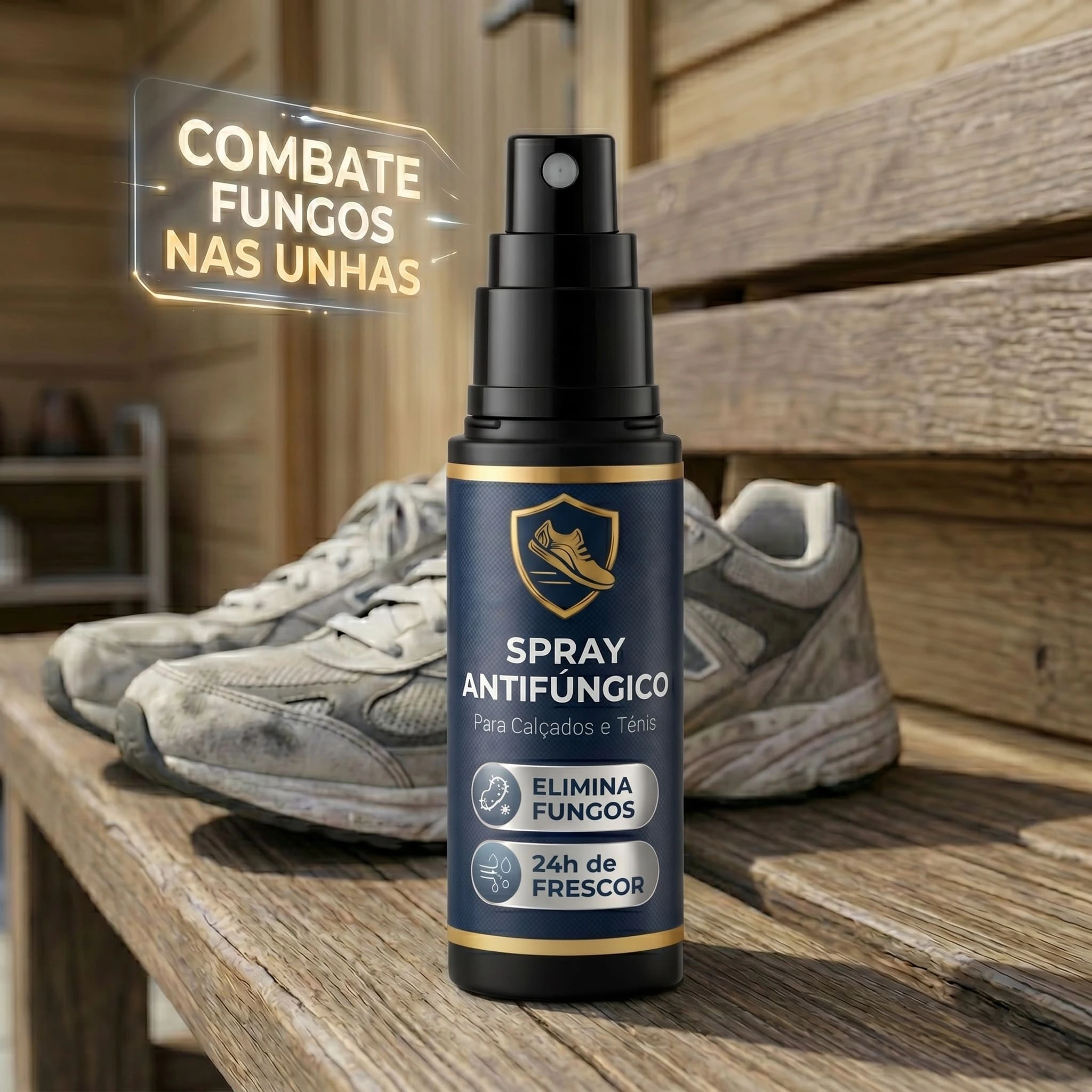 Spray antifúngico para calçados